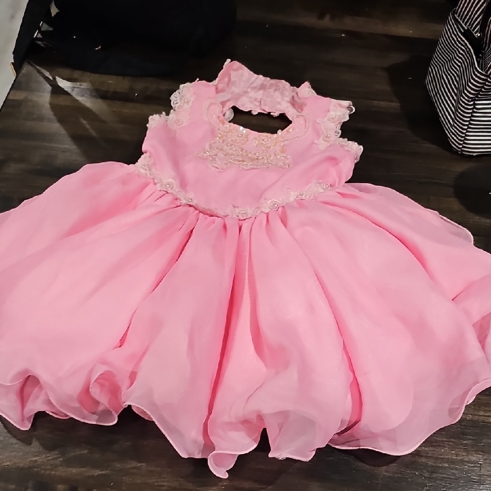 Elegant Pink Kids Formal Dress